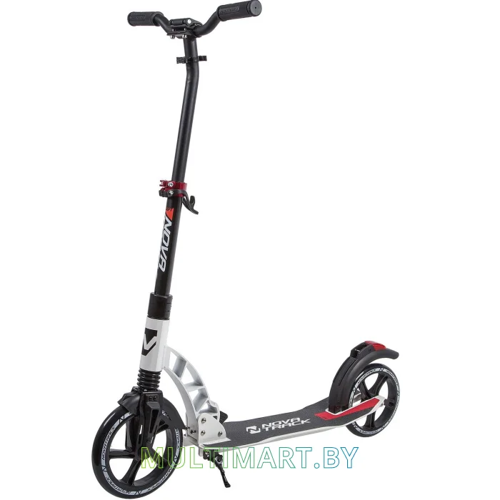 Самокат Novatrack Deft Pro 230FS.DEFT.BWT9 (черный/белый, 2019)